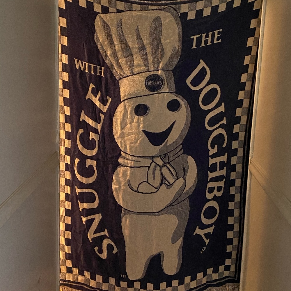 Pillsbury doughboy collectors blanket
